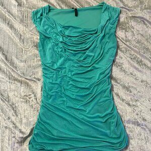 Maurices scoop cowl neck gathered blouse